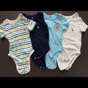 Baby Gap onesies, size 6-12 months